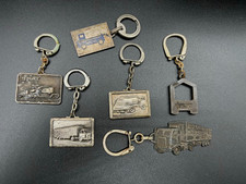 Lot de 6 porte-clés métal vintage camion transport - Transporteur Français
