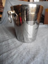 ANCIEN SEAU A CHAMPAGNE INOX