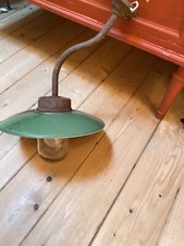 Ancienne applique extérieur de cour à col de cygne