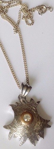 Collier pendentif solitaire - collier,