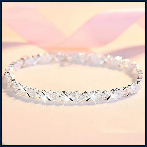 Sterling silver bracelet - silver,