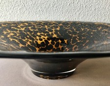 Grande COUPE en verre SOUFFLÉ bouche MURANO, EMPOLI pour DIOR écaille de tortue