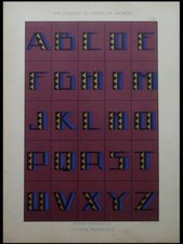 ALPHABET ART DECO - 1930 -