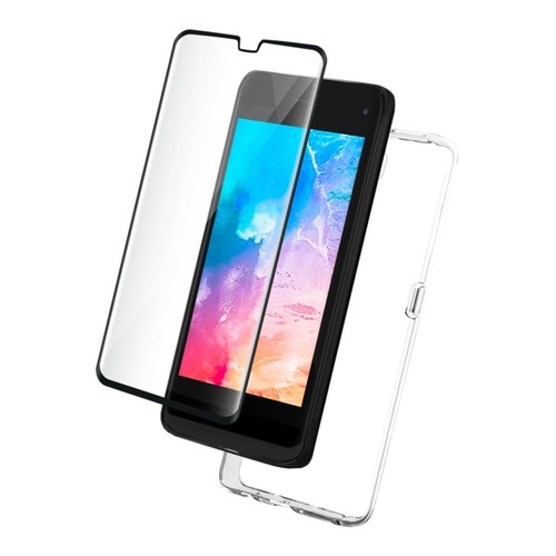 Bigben pack coque - verre, pour