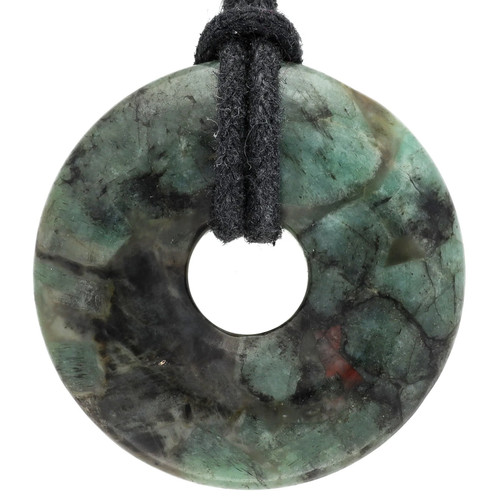 Pendentif donut émeraude - donut, 30