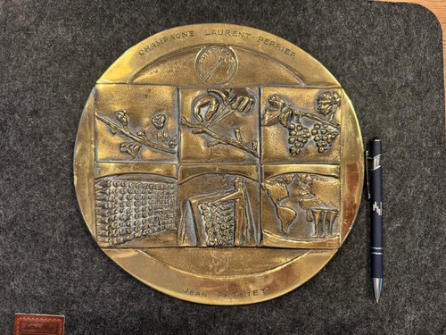 Plaque bronze champagne - plaque,