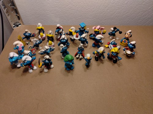Lot figurines schtroumpfs - figurines,