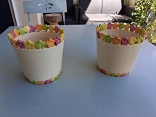 Lot de 2 cache pot en