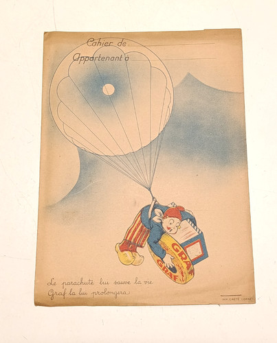 Protège cahier ancien