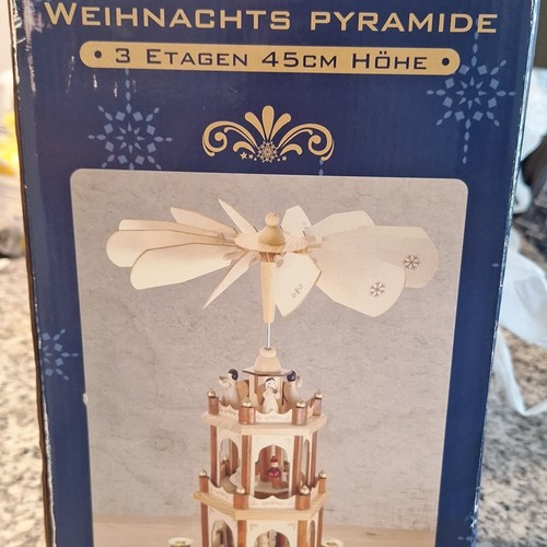 Wood christmas pyramid tier - christmas,