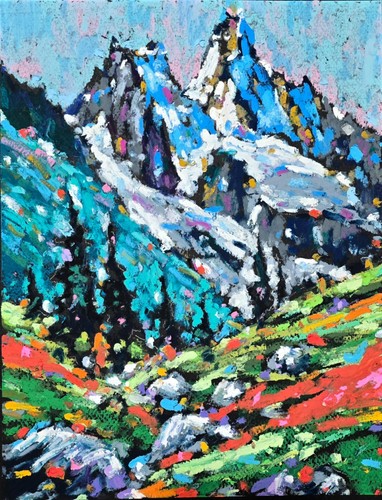 Peinture originale paysage - peinture,