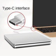 Lecteur/Graveur DVD Externe USB 3.0 Type-C Slot-dans Lecteur CD Externe Portable