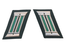 Paire de pattes de col officier de la VOLKSPOLIZEI Ex Allemagne de l'Est  ?5a.