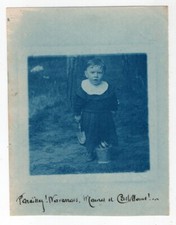 photo anonyme cyanotype 1910
