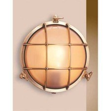 Lampe Mur Laiton Avec Grille