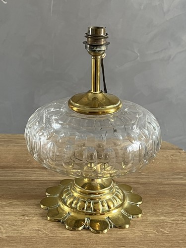 Ancienne lampe cristal - lampe, en