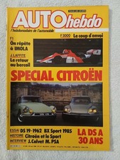 AUTO HEBDO N°464 28/3/1985