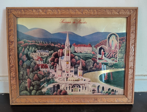Cadre souvenir lourdes - souvenir,