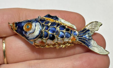 Pendentif Vintage En Émail