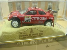 CITROEN ZX RALLY RAID DAKAR 1996 Lartigue 1/43éme Norev Neuf Boite D'Origine