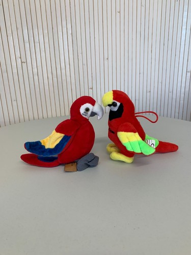 Lot peluches perroquet - lot,