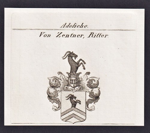 Zentner chevalier armoiries - zentner,