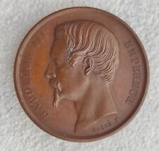 MEDAILLE NAPOLEON III VIENNE 1859 COMMISSION DE STATISTIQUES CANTONALES