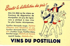 Buvard vintage vins - vintage, du