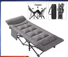Lit de Camping Pliant Portable