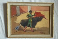 TOREADOR huile sur carton