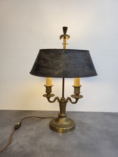 LAMPE BOUILLOTE EN BRONZE ABAT JOUR EN TOLE N° 2