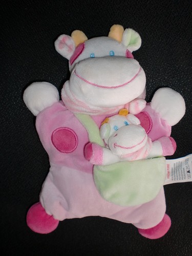Doudou semi plat - plat, rose
