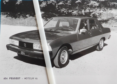Photo presse peugeot 604 - photo,