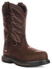 Ariat Riveteuse Composite mi-Mollet à Enfiler Bottes Marron Femme UK 4 - 7