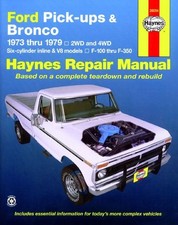 Pick-ups - Bronco 73-79 Revue technique Haynes FORD Anglais Etat - NEUVE PORT R