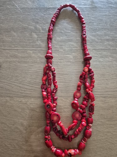 Ancien gros collier perles - gros, de