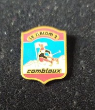 PINS SKI SLALOM BLASON