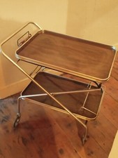 Desserte roulante pliante et chauffante de 1960 de marque TORNADO