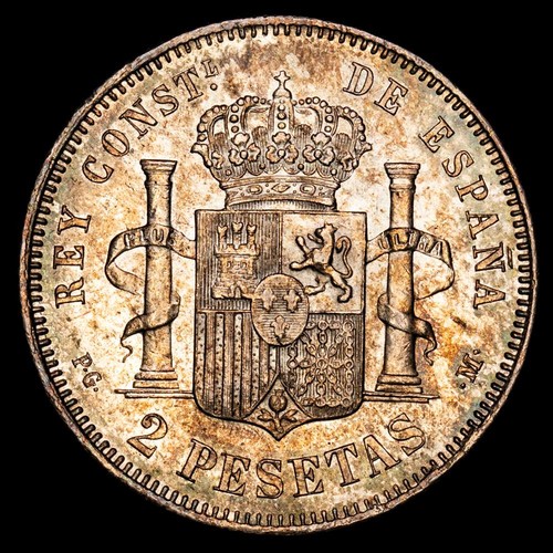 Alfonso xiii pesetas 1892 - xiii,
