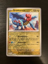 Carte Pokémon REVERSE Drakkarmin 071/086 WHT Flamme Blanche SV10.5 FR NEUF