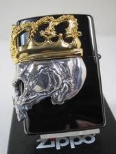 Briquet Zippo Skull Crown