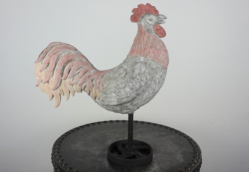 Ancienne girouette coq clocher