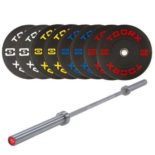 Kit barbell olympique 130kg - de,