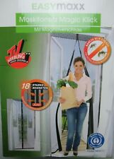 EASYMAXX MOUSTIQUAIRE MAGIC CLICK FERMETURE AIMANTEE 90x210cm
