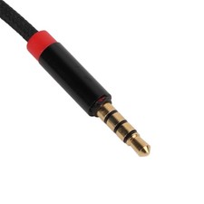 Câble Audio 3Pcs 4 Pôles 3 5 Mm Mâle Nylon Tressé Cordon Pour Microphone Car OBF