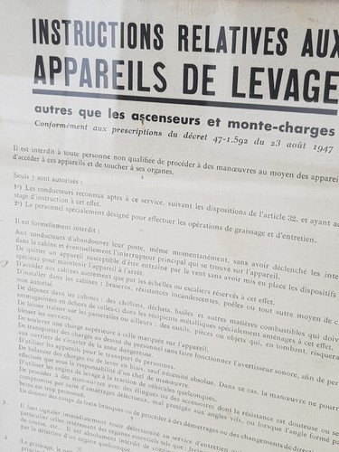 Consignes sécurité pour - de,
