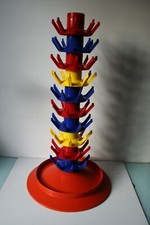 Porte bouteilles multicolore design années 70 :  accessoire de caviste & déco