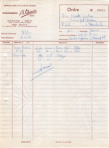 1960 manufacturee articles - 1960, d
