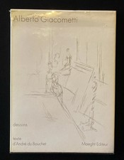 André Du Bouchet  - ALBERTO GIACOMETTI : DESSINS 1014-1965- Ed Maeght (1969)