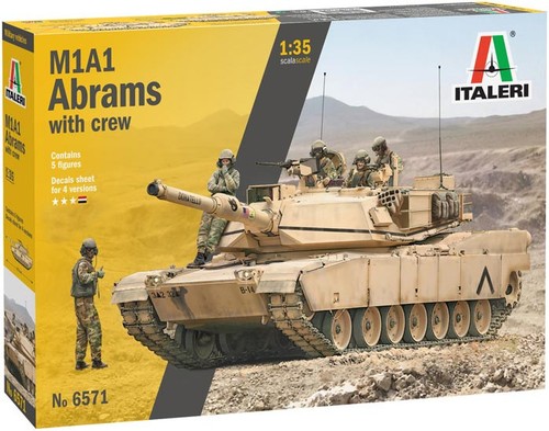 Italeri 6571 panzer m1a1 - 1:35,
